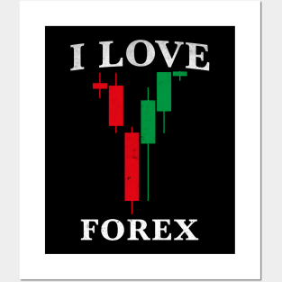 I Love Forex Posters and Art